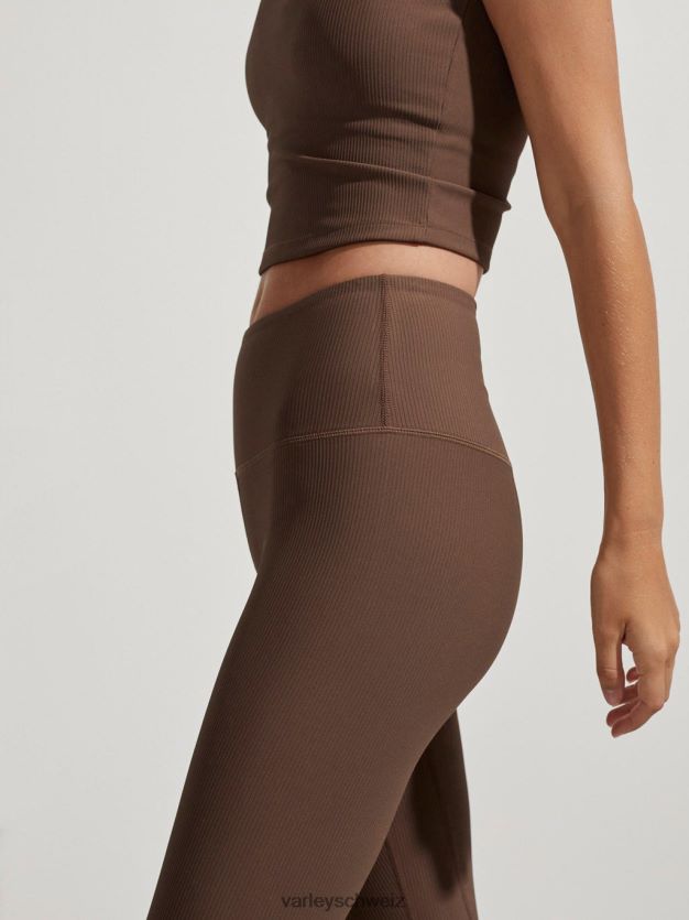 Bekleidung Johannisbrot Frauen Varley „Let’s Move“-Leggings mit hohem Rippenmuster, 25 Zoll 8J4JZN343