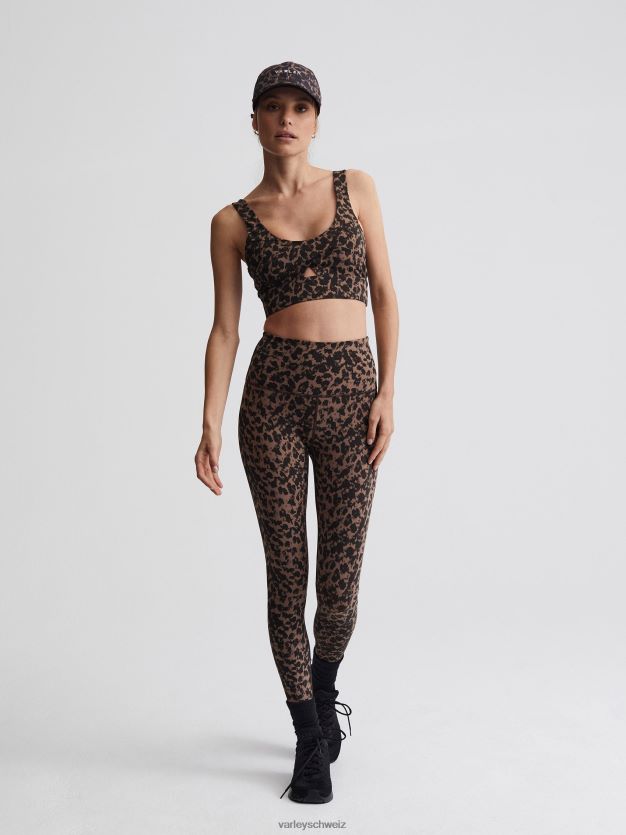 Bekleidung Kupfer verschwommenes Tier Frauen Varley Let's Go Super-High-Rise-Leggings 25" 8J4JZN398
