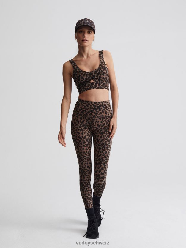 Bekleidung Kupfer verschwommenes Tier Frauen Varley Let\'s Go Super-High-Rise-Leggings 25\" 8J4JZN398