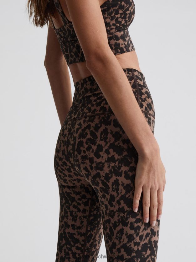 Bekleidung Kupfer verschwommenes Tier Frauen Varley Let\'s Go Super-High-Rise-Leggings 25\" 8J4JZN398