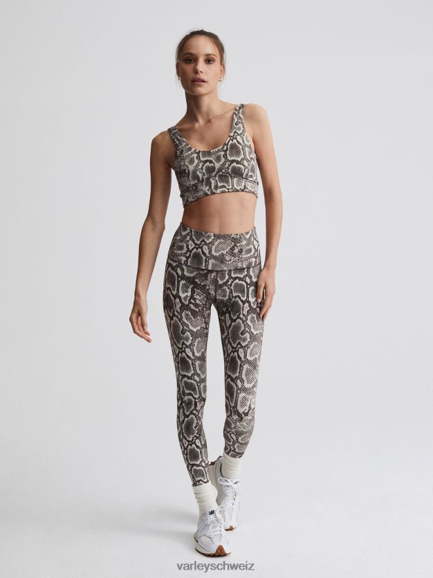 Bekleidung Taupefarbene Klapperschlange Frauen Varley Let\'s Go High-Rise-Leggings 25\" 8J4JZN349