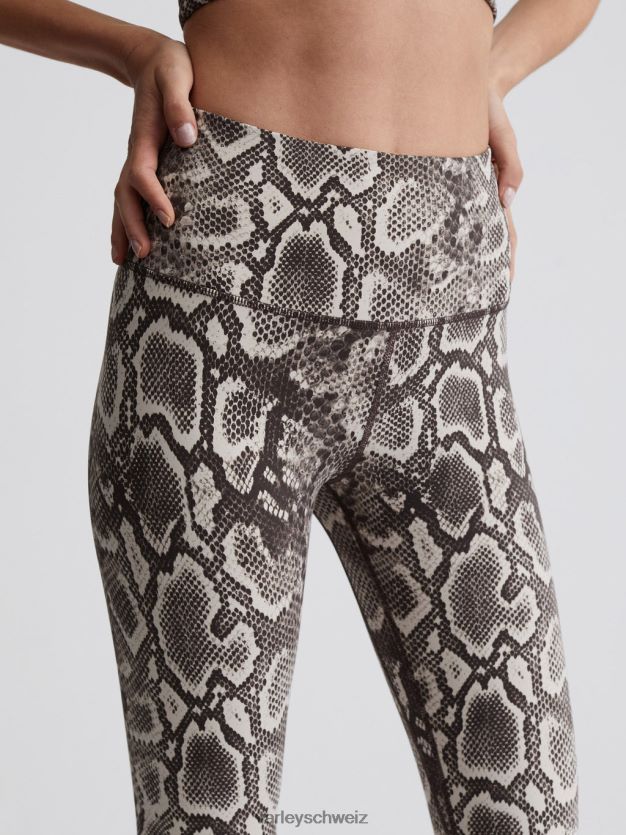 Bekleidung Taupefarbene Klapperschlange Frauen Varley Let\'s Go High-Rise-Leggings 25\" 8J4JZN349
