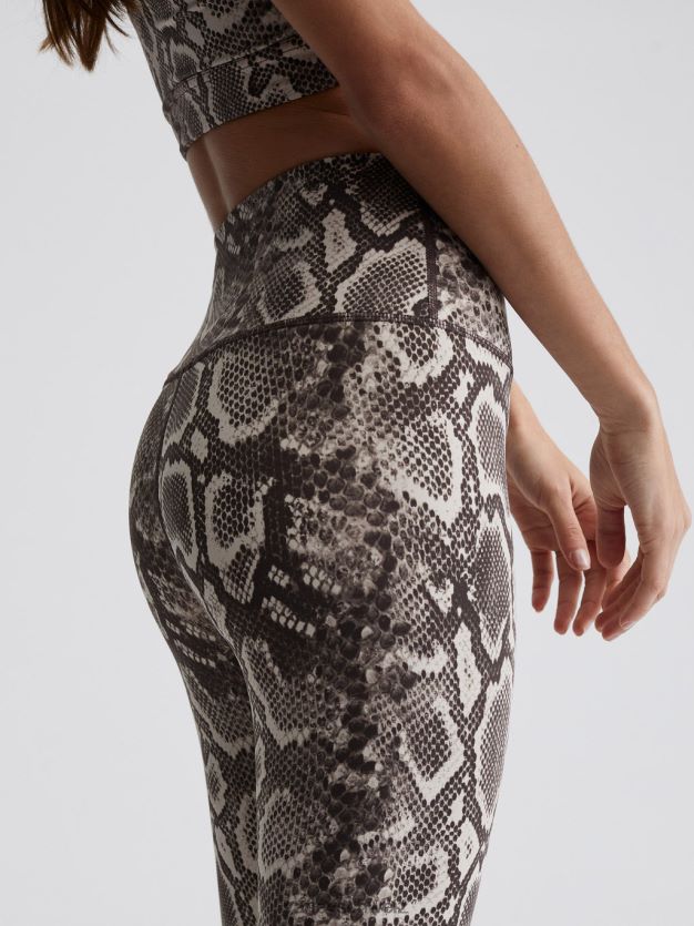 Bekleidung Taupefarbene Klapperschlange Frauen Varley Let\'s Go High-Rise-Leggings 25\" 8J4JZN349