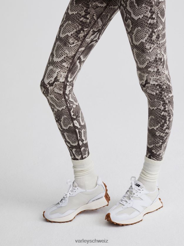 Bekleidung Taupefarbene Klapperschlange Frauen Varley Let\'s Go High-Rise-Leggings 25\" 8J4JZN349