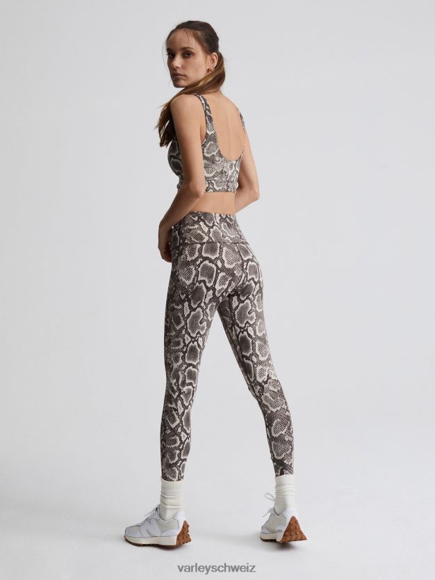 Bekleidung Taupefarbene Klapperschlange Frauen Varley Let\'s Go High-Rise-Leggings 25\" 8J4JZN349