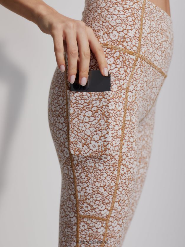 Bekleidung mikroblumig Frauen Varley „Let\'s Move“-Leggings mit hoher Tasche, 25 Zoll 8J4JZN271