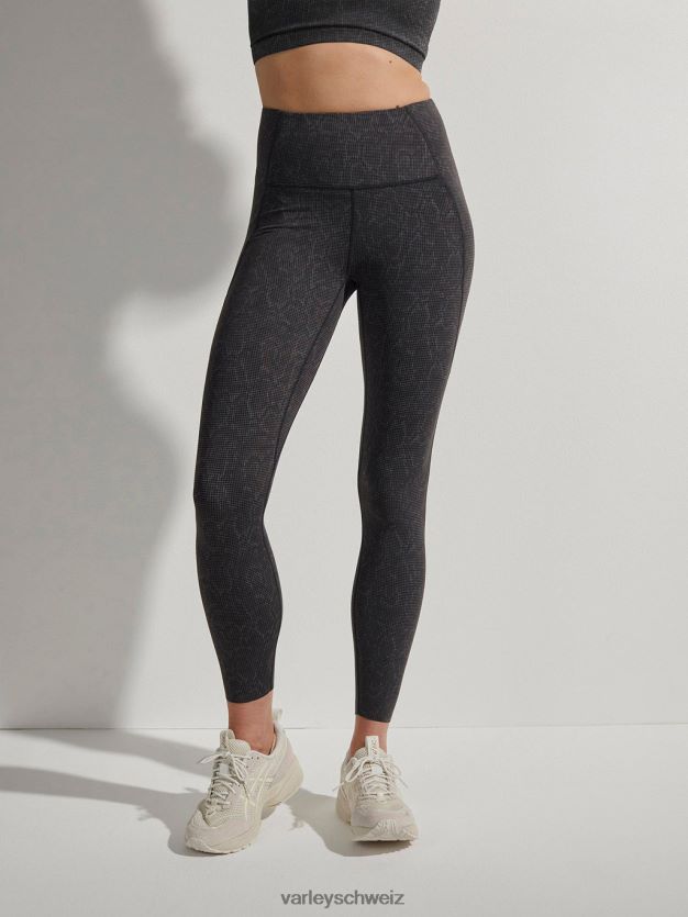 Bekleidung schwarze Gitterschlange Frauen Varley Let\'s Go Night Laufleggings 25\" 8J4JZN347