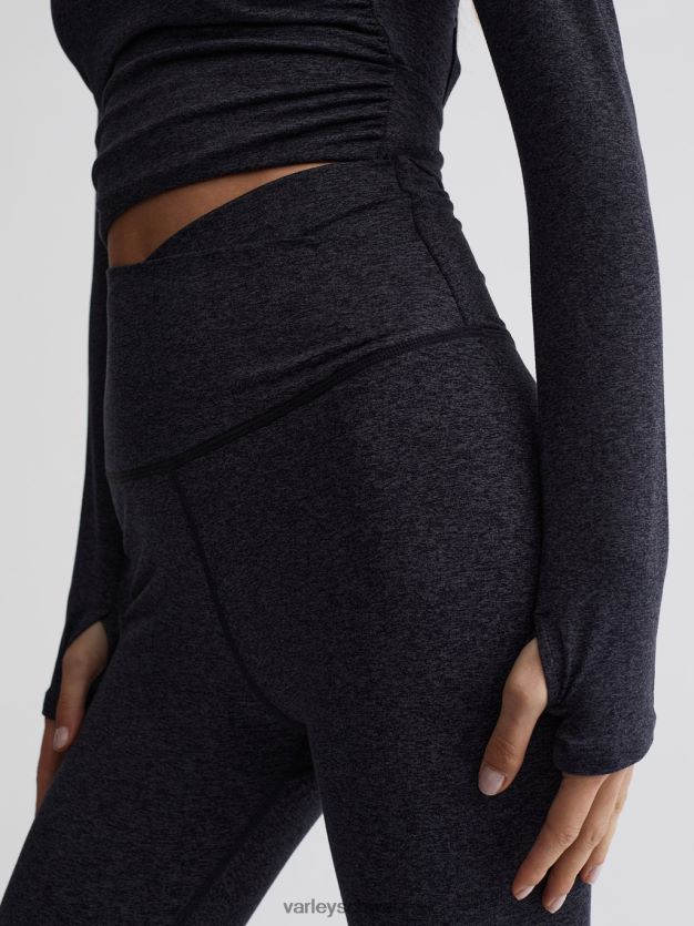 Bekleidung schwarzer Mergel Frauen Varley Immer warme, superhohe Leggings 25\" 8J4JZN397