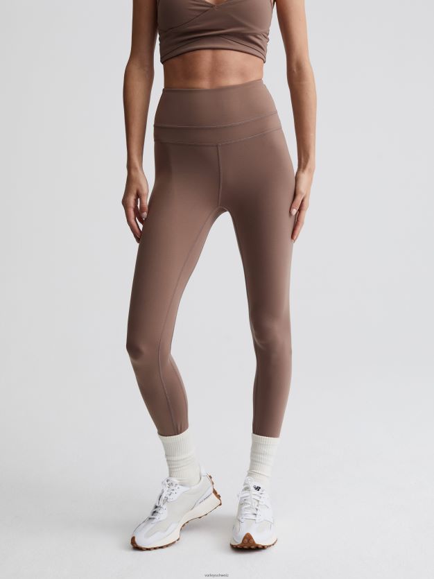 Bekleidung tiefes Taupe Frauen Varley Let's Move Super-High-Rise-Leggings 25" 8J4JZN391