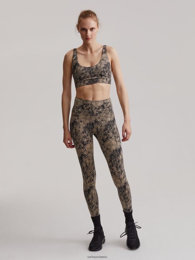 Bekleidung weicher taupefarbener Aligator Frauen Varley „Let's Move“-Leggings mit hoher Tasche, 25 Zoll 8J4JZN327