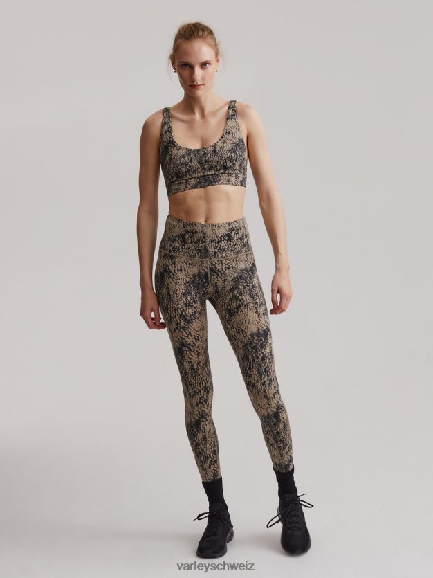 Bekleidung weicher taupefarbener Aligator Frauen Varley „Let\'s Move“-Leggings mit hoher Tasche, 25 Zoll 8J4JZN327