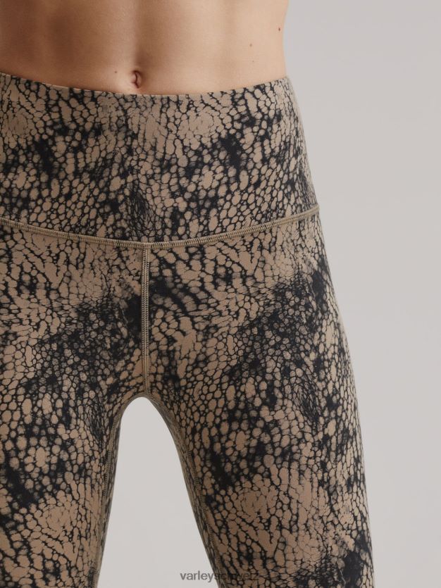 Bekleidung weicher taupefarbener Aligator Frauen Varley „Let\'s Move“-Leggings mit hoher Tasche, 25 Zoll 8J4JZN327