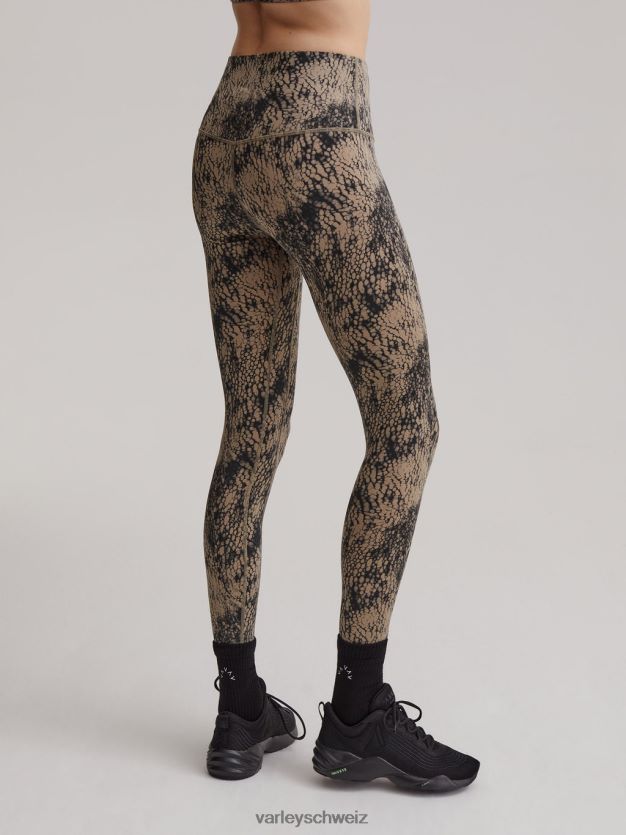 Bekleidung weicher taupefarbener Aligator Frauen Varley „Let\'s Move“-Leggings mit hoher Tasche, 25 Zoll 8J4JZN327