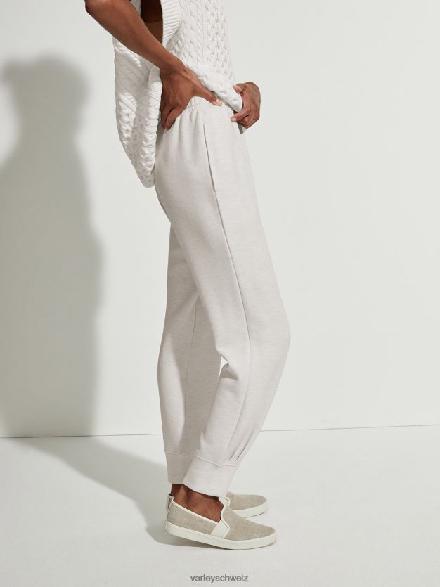 Bekleidung Elfenbeinmergel Frauen Varley Hyde entspannte Jogginghose mit Bündchen 8J4JZN336