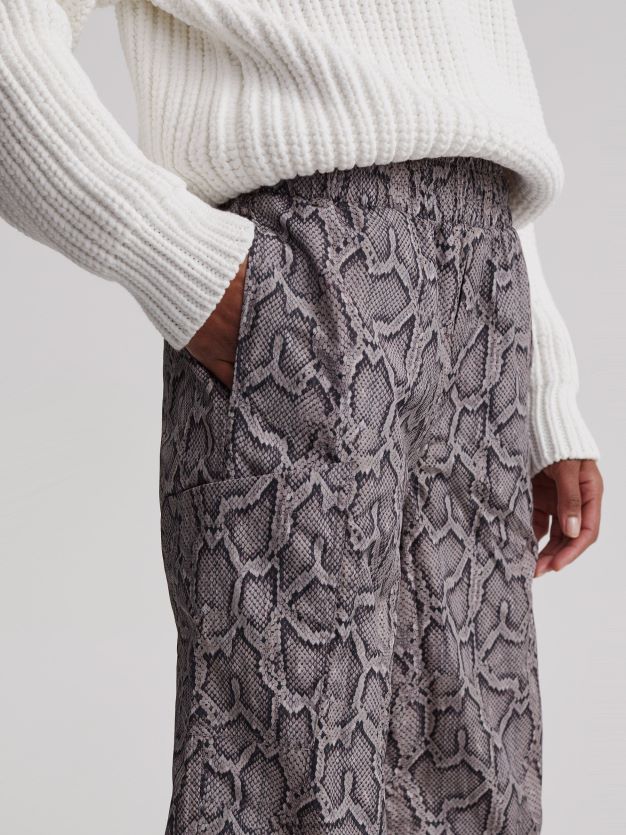 Bekleidung Silberne Pythonschlange Frauen Varley Hamilton-Hose 8J4JZN376