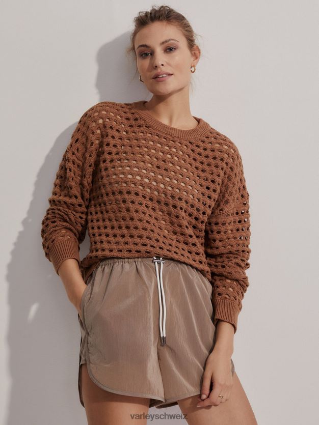 Bekleidung dunkles Taupe Frauen Varley harmon high-rise short 4\" 8J4JZN255