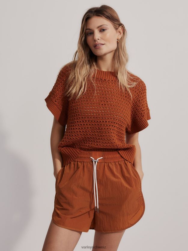 Bekleidung glasierter Ingwer Frauen Varley harmon high-rise short 4" 8J4JZN256