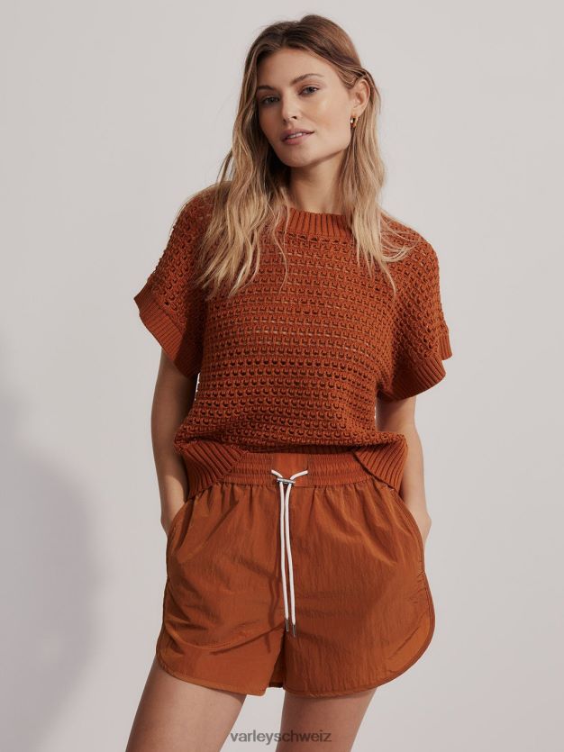 Bekleidung glasierter Ingwer Frauen Varley harmon high-rise short 4\" 8J4JZN256