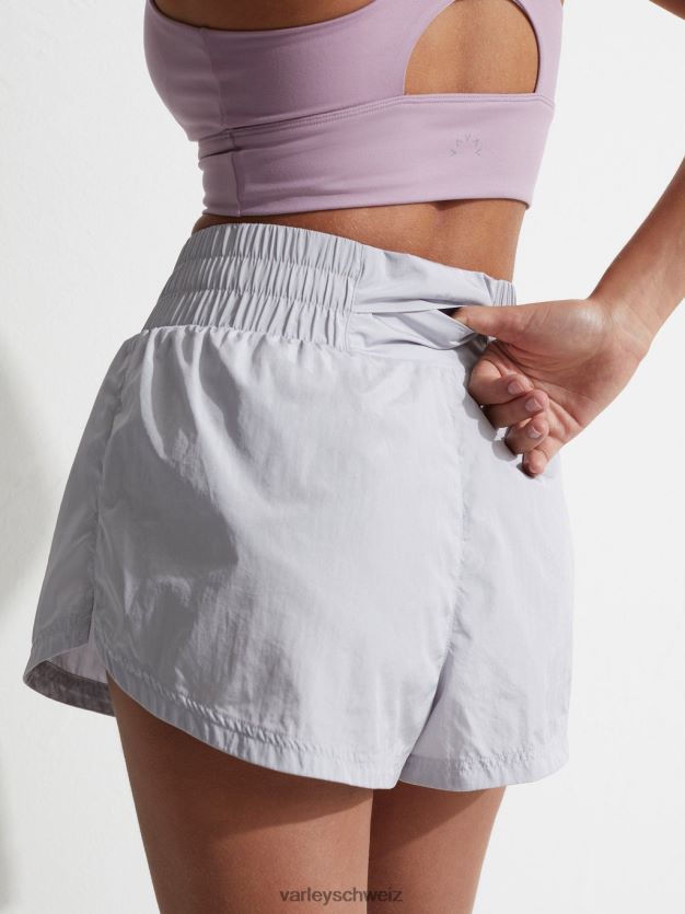 Bekleidung metallisches Aschegrau Frauen Varley Kallin läuft kurz 1,5\" 8J4JZN285