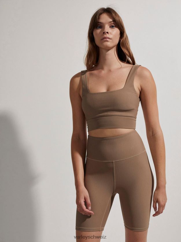 Bekleidung taupefarbener Stein Frauen Varley Lass uns die Rippe kurz um 7\" verschieben 8J4JZN342