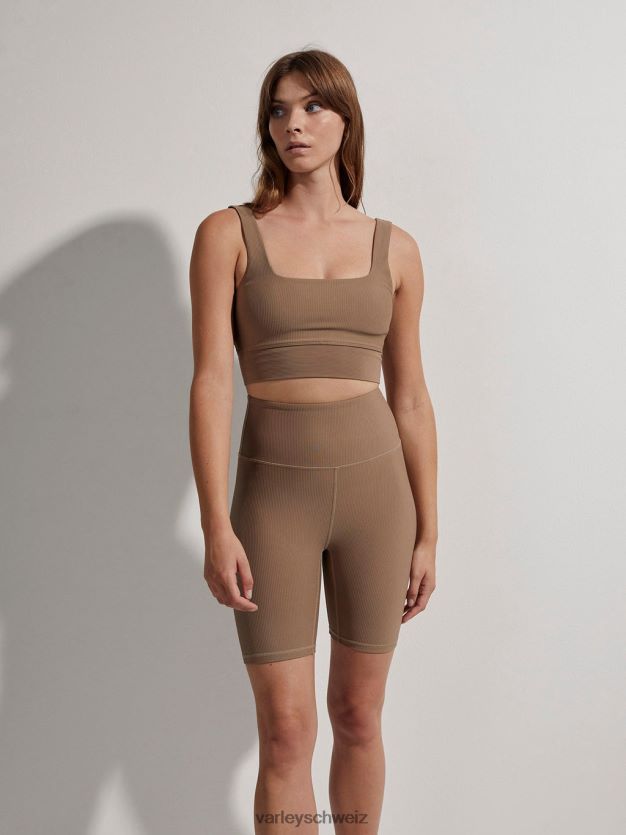 Bekleidung taupefarbener Stein Frauen Varley Lass uns die Rippe kurz um 7\" verschieben 8J4JZN342