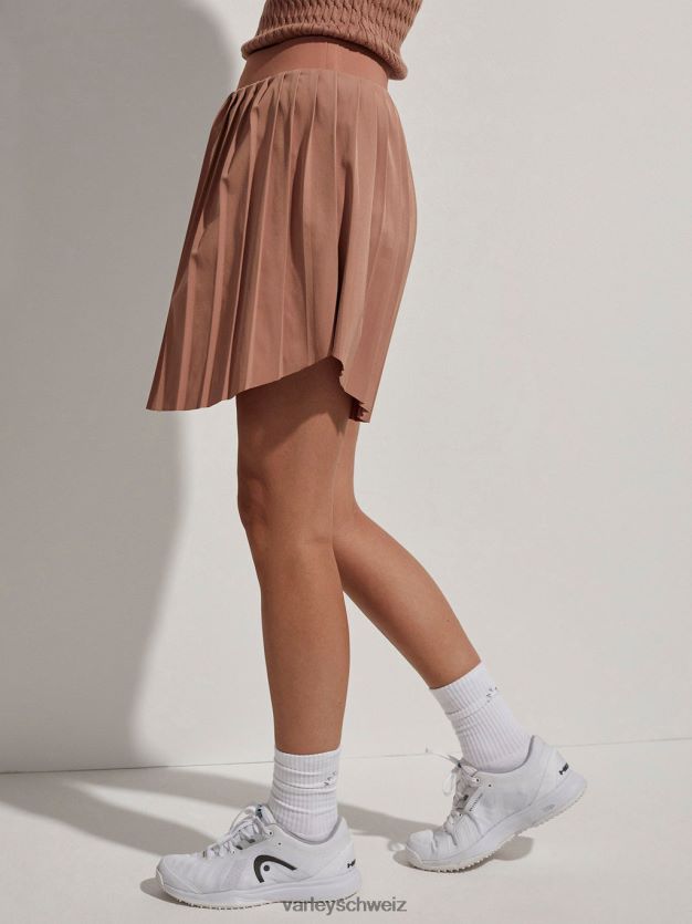 Bekleidung Mokka-Mousse Frauen Varley Newman High-Rise-Skort 8J4JZN356