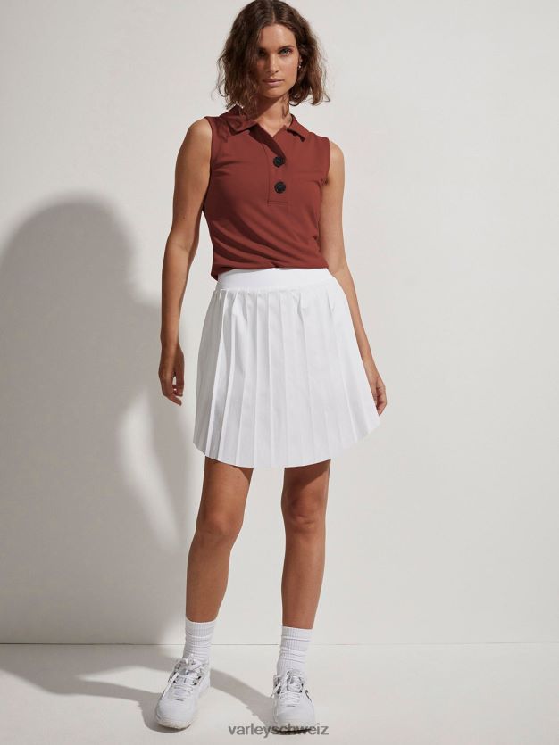 Bekleidung Weiß Frauen Varley Newman High-Rise-Skort 8J4JZN358