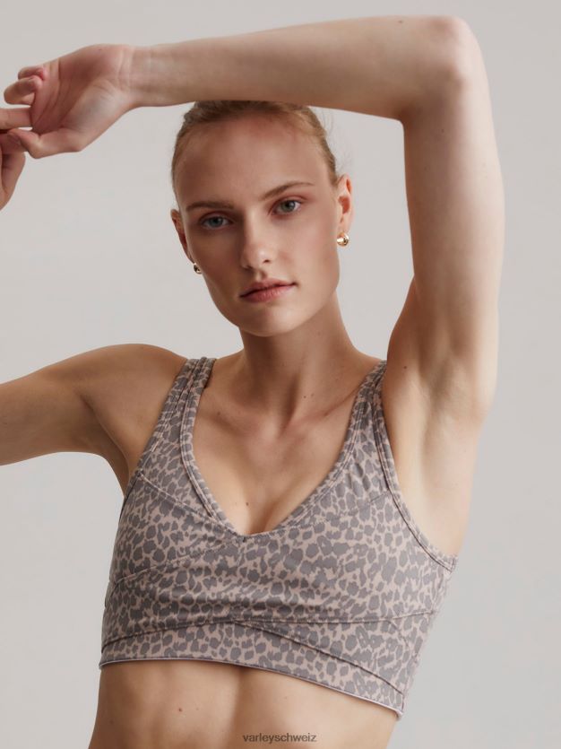 Bekleidung Rosenbewegungsflecken Frauen Varley Lass uns den Kellam-BH bewegen 8J4JZN28