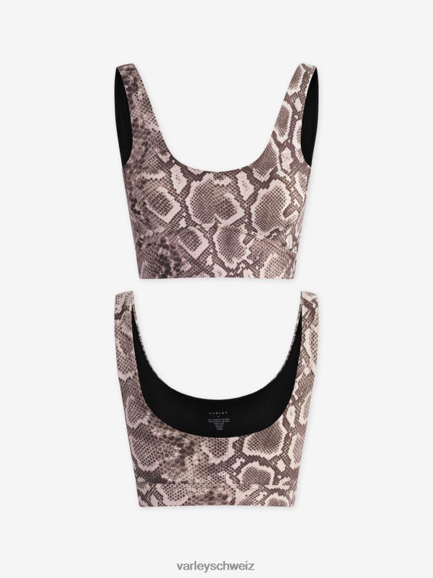 Bekleidung Taupefarbene Klapperschlange Frauen Varley Lass uns gehen, Elsie Bra 8J4JZN50