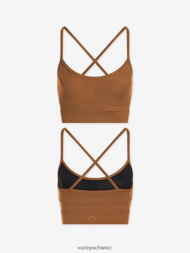 Bekleidung goldene Bronze Frauen Varley Lass uns den Irena-BH bewegen 8J4JZN20