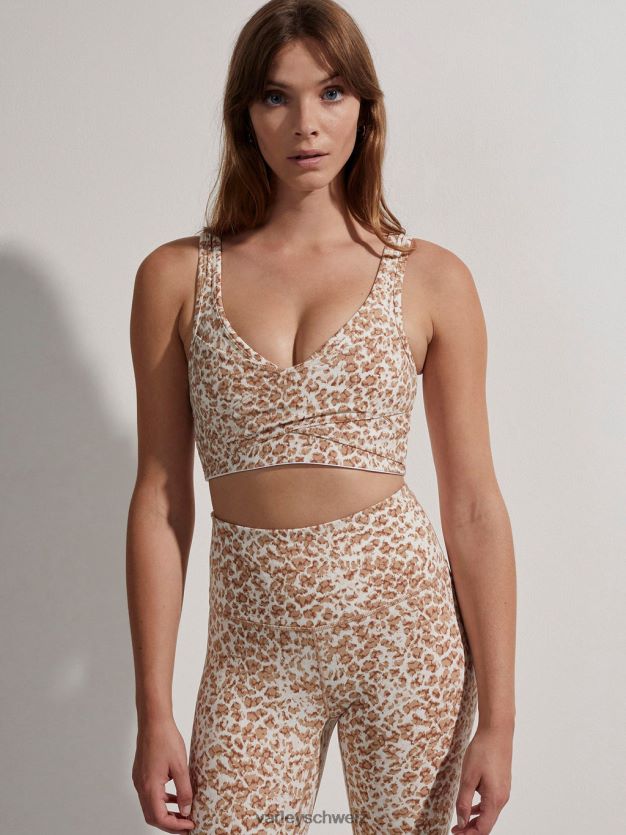 Bekleidung hellbraunes Tier Frauen Varley Lass uns den Kellam-BH bewegen 8J4JZN24