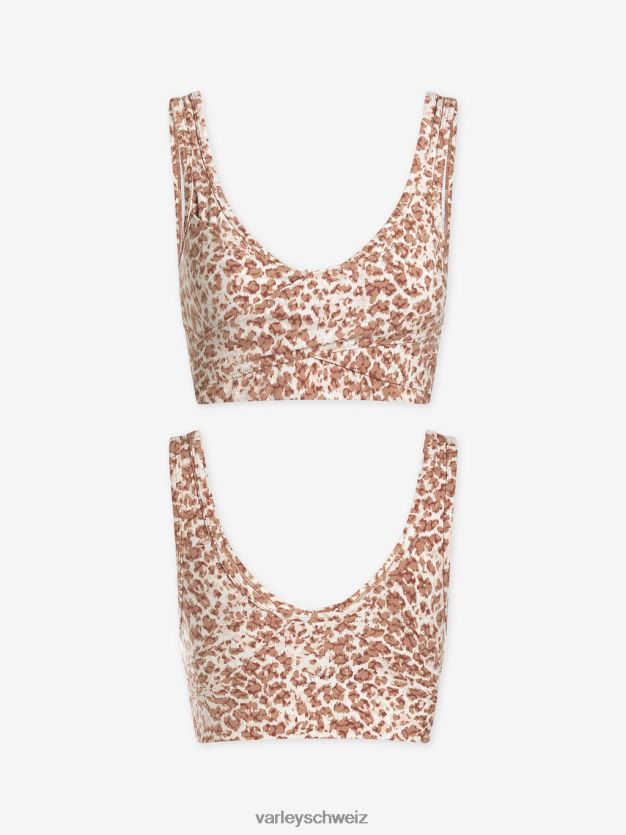 Bekleidung hellbraunes Tier Frauen Varley Lass uns den Kellam-BH bewegen 8J4JZN24