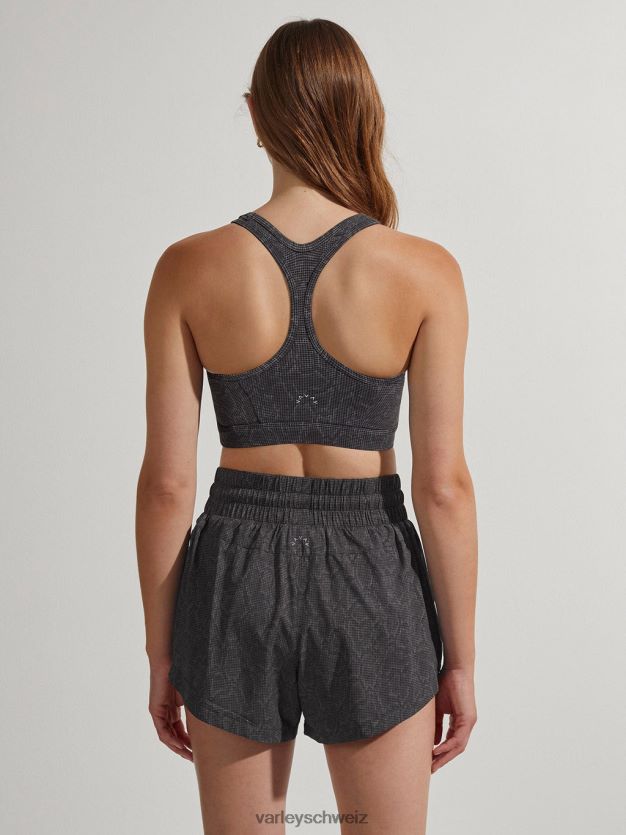 Bekleidung schwarze Gitterschlange Frauen Varley Lass uns in den Park gehen, BH 8J4JZN129