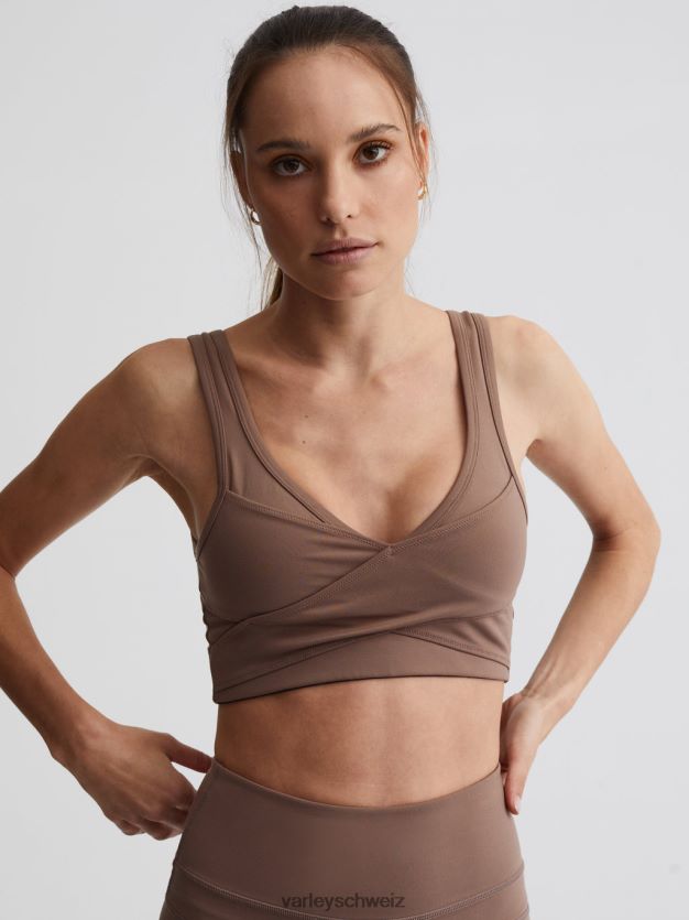 Bekleidung tiefes Taupe Frauen Varley Lass uns den Kellam-BH bewegen 8J4JZN26