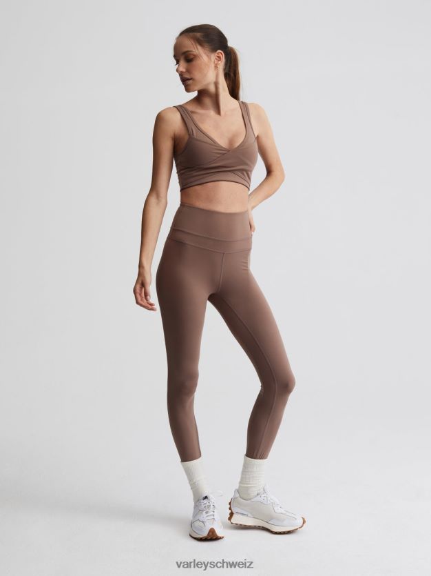 Bekleidung tiefes Taupe Frauen Varley Lass uns den Kellam-BH bewegen 8J4JZN26