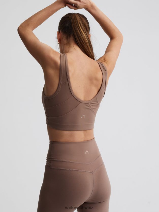 Bekleidung tiefes Taupe Frauen Varley Lass uns den Kellam-BH bewegen 8J4JZN26