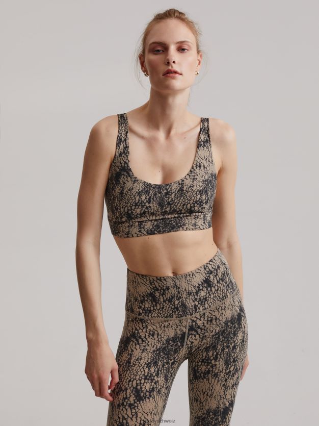 Bekleidung weicher taupefarbener Aligator Frauen Varley Lass uns Severn BH bewegen 8J4JZN53