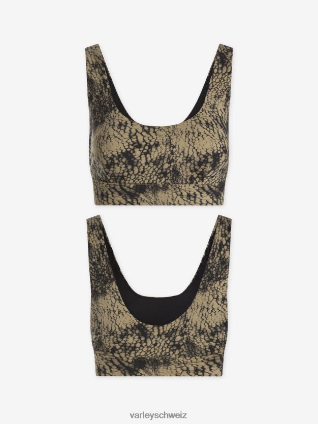 Bekleidung weicher taupefarbener Aligator Frauen Varley Lass uns Severn BH bewegen 8J4JZN53