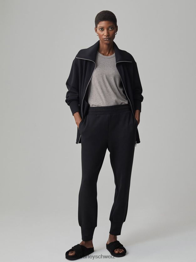 Bekleidung Schwarz Frauen Varley Adair-Jacke mit durchgehendem Reißverschluss 8J4JZN111