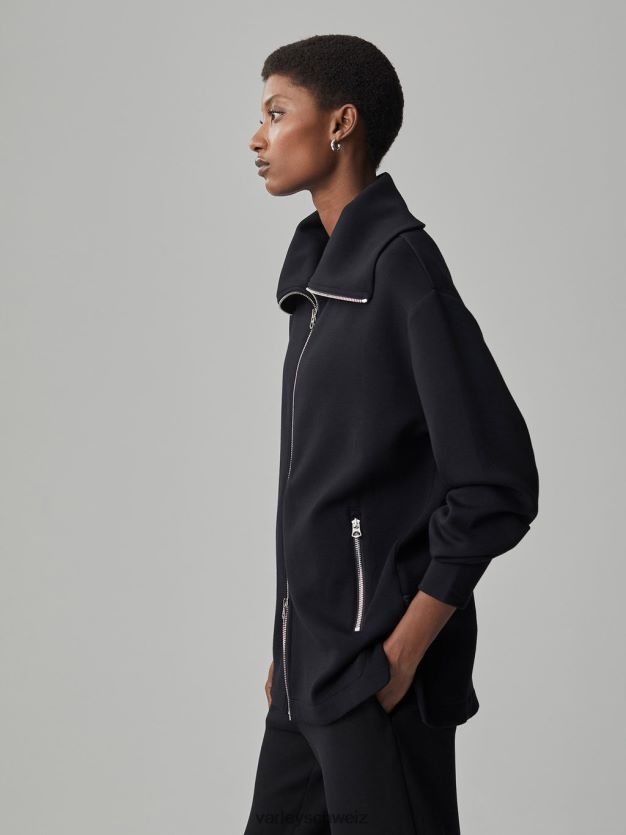 Bekleidung Schwarz Frauen Varley Adair-Jacke mit durchgehendem Reißverschluss 8J4JZN111