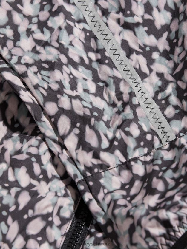 Bekleidung dunkles Bewegungsblütenblatt Frauen Varley Terrassen-Laufjacke mit Aufdruck 8J4JZN412