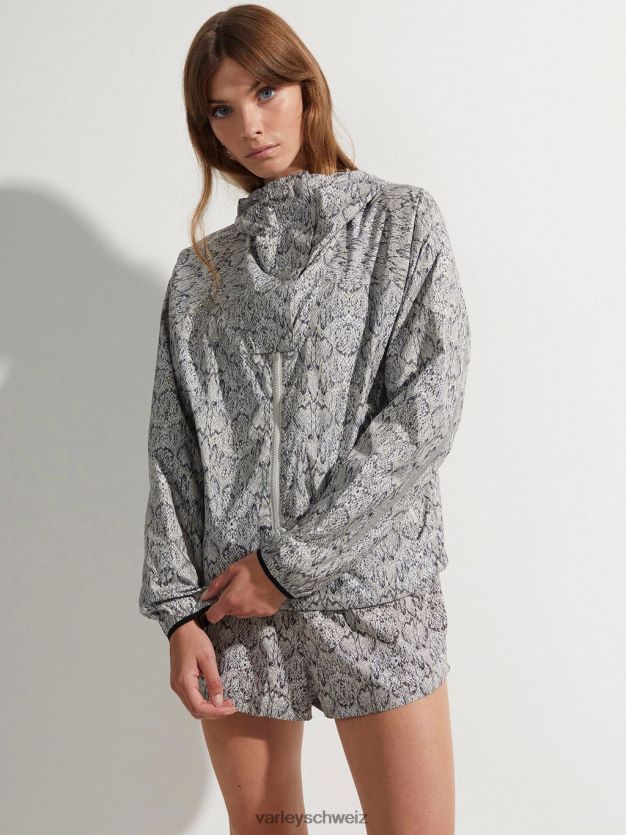 Bekleidung gespiegelte Schlange Frauen Varley Terrassen-Laufjacke mit Aufdruck 8J4JZN413