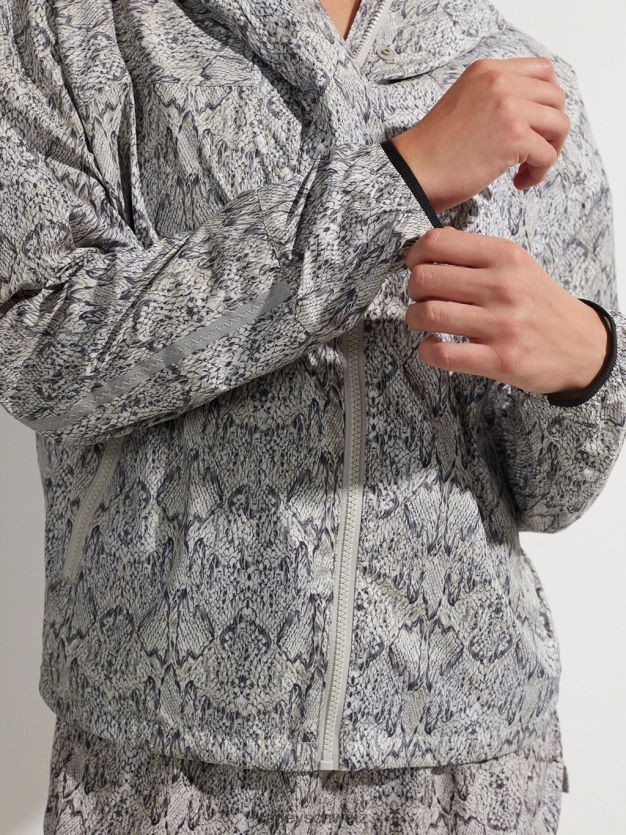 Bekleidung gespiegelte Schlange Frauen Varley Terrassen-Laufjacke mit Aufdruck 8J4JZN413