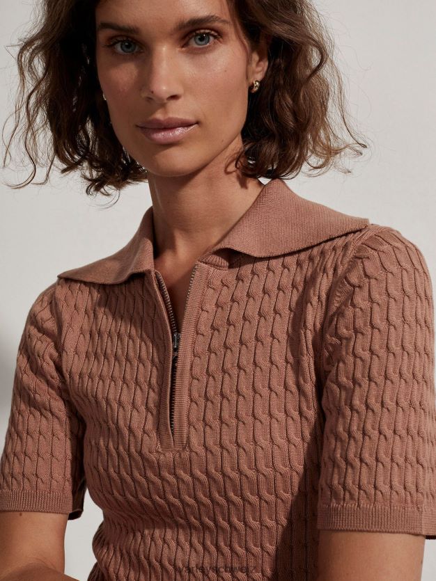 Bekleidung Mokka-Mousse Frauen Varley Lillian Off-Court-Polo 8J4JZN142