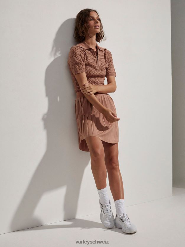 Bekleidung Mokka-Mousse Frauen Varley Lillian Off-Court-Polo 8J4JZN142