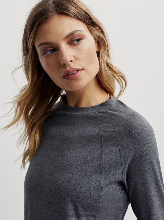 Bekleidung Holzkohle Mergel Frauen Varley Bradford Active Top 8J4JZN244