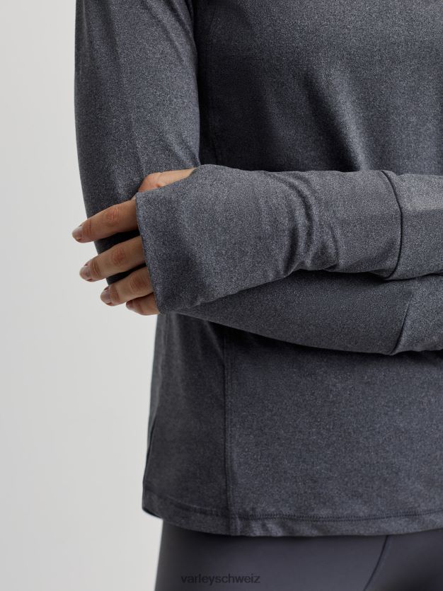 Bekleidung Holzkohle Mergel Frauen Varley Bradford Active Top 8J4JZN244