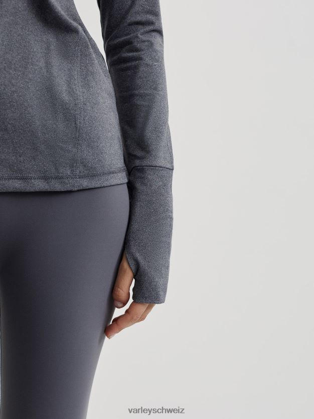 Bekleidung Holzkohle Mergel Frauen Varley Bradford Active Top 8J4JZN244