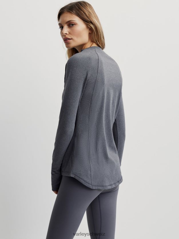 Bekleidung Holzkohle Mergel Frauen Varley Bradford Active Top 8J4JZN244