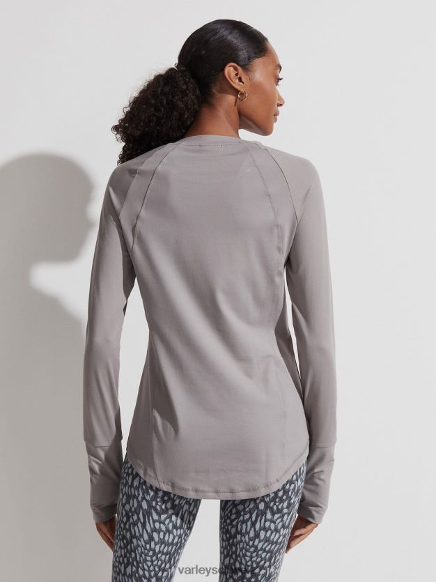 Bekleidung grauer Flanell Frauen Varley Bradford Active Top 8J4JZN243